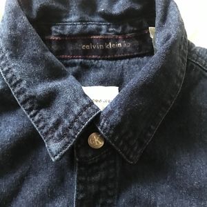 Womens Clavin Klein Jean Shirt